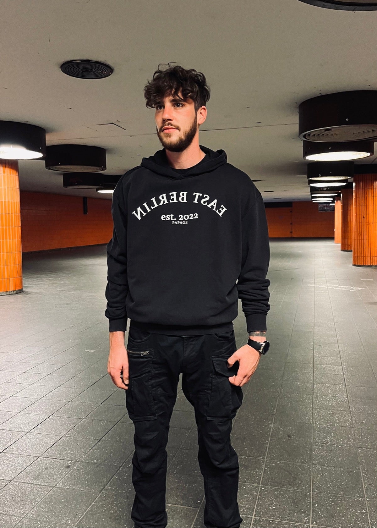 PAPAGE - ACID EAST BERLIN Oversized Hoody