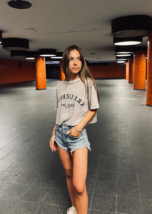 PAPAGE - ACID KREUZBERG Ladies Cropped Tee