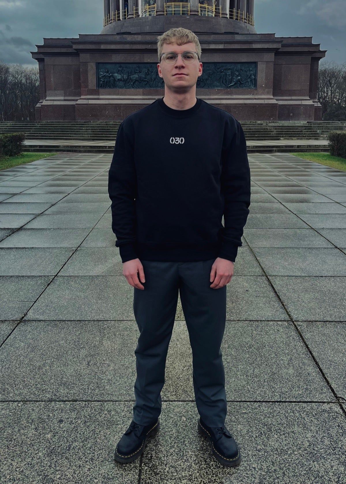 PAPAGE - 030 BUTTERFLY Crewneck black