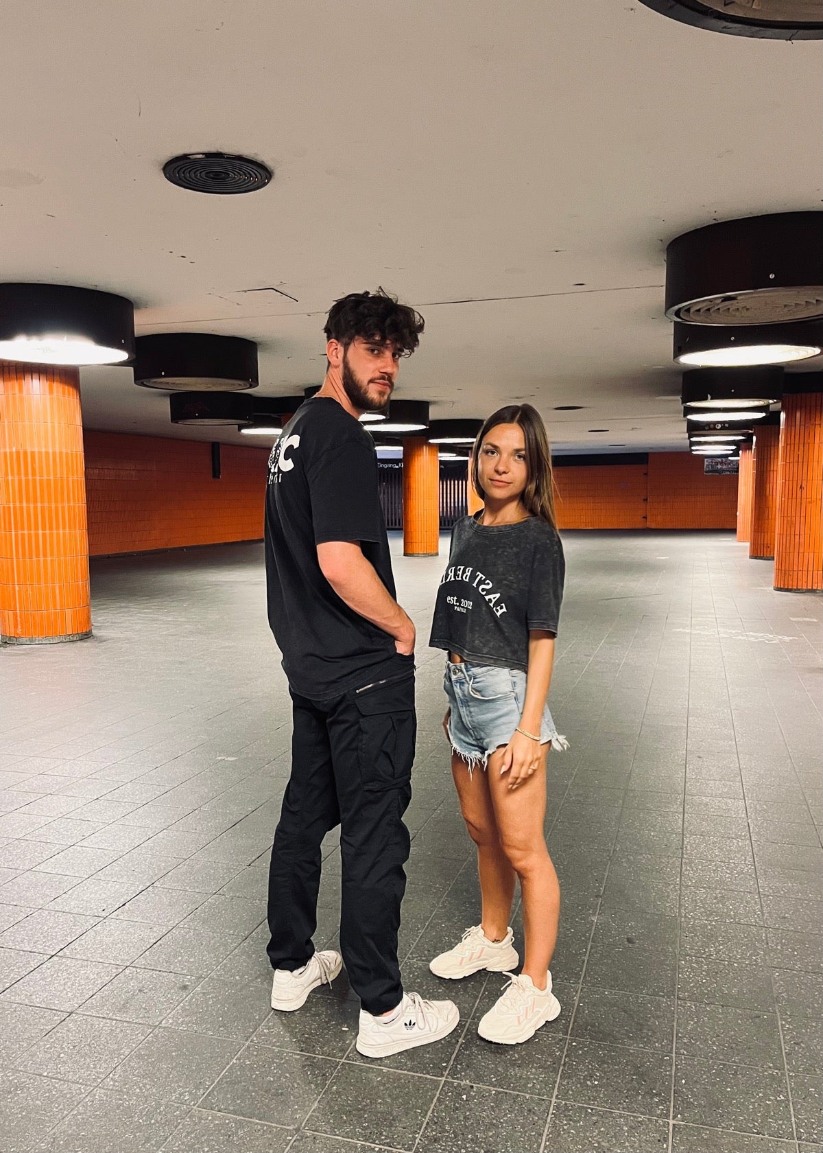 PAPAGE - ACID EAST BERLIN Ladies Cropped Tee