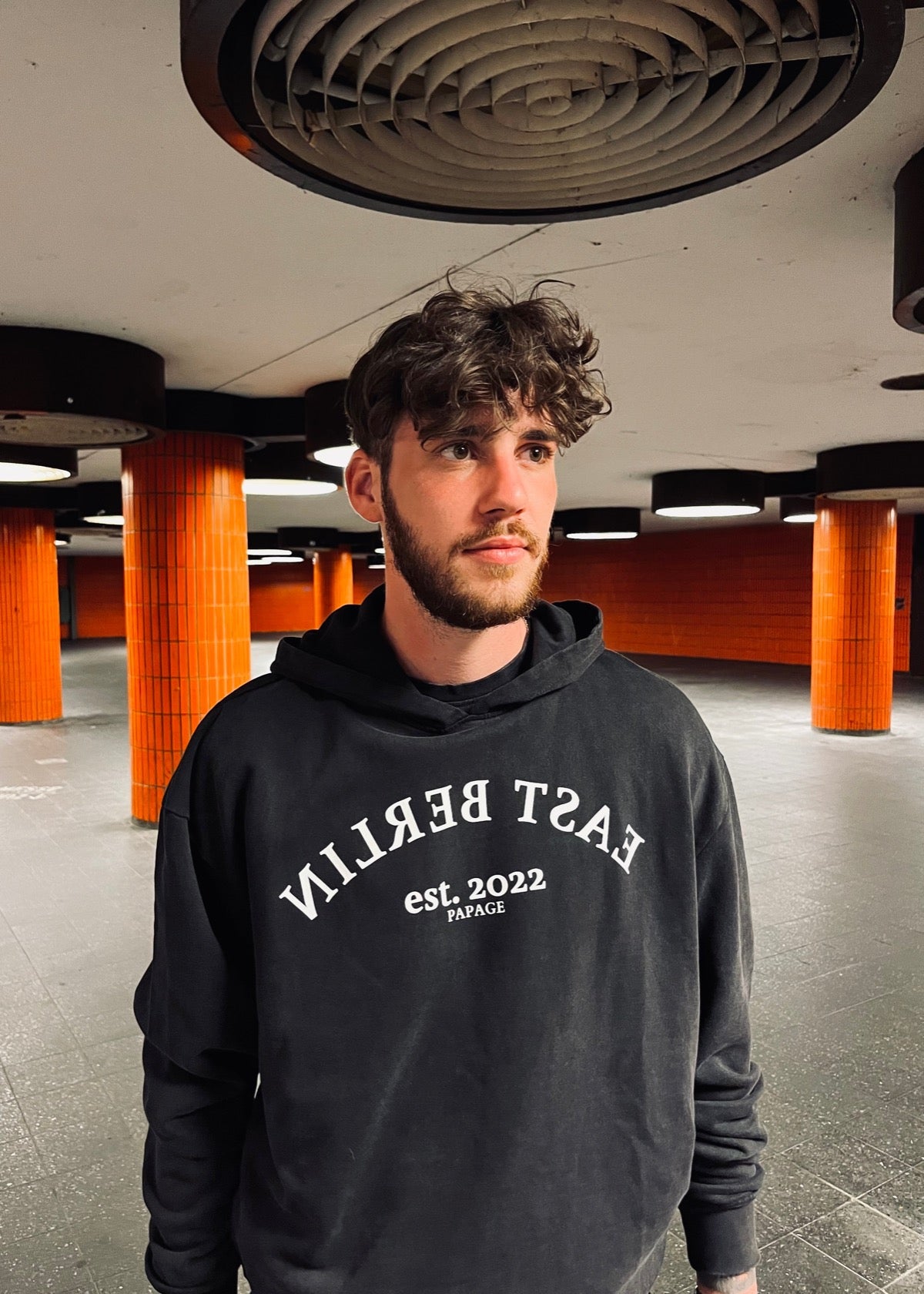 PAPAGE - ACID EAST BERLIN Oversized Hoody