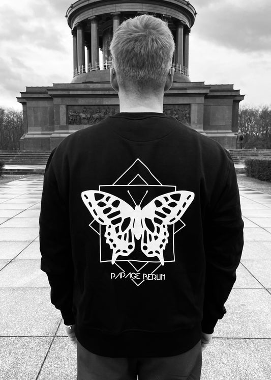 PAPAGE - 030 BUTTERFLY Crewneck black