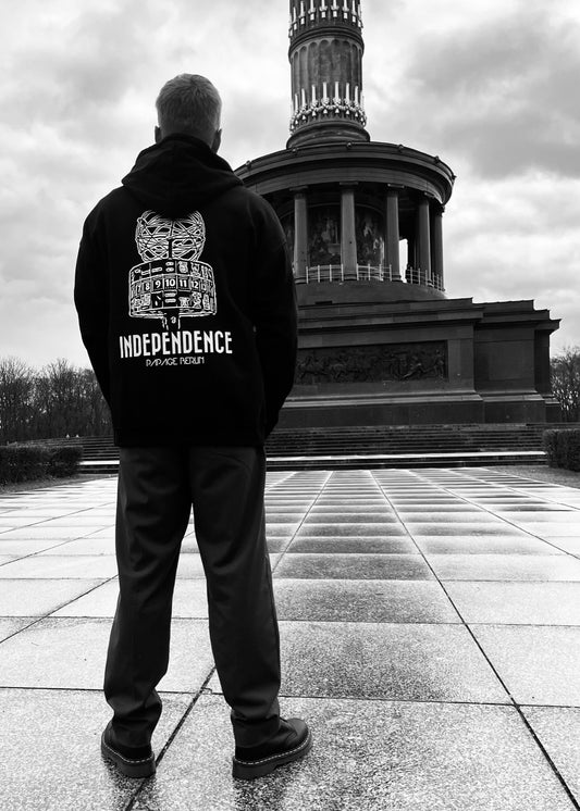 PAPAGE - 030 INDEPENDENCE Oversized Hoody black