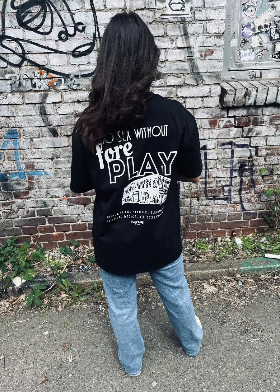 PAPAGE - FOREPLAY Heavy Oversized T-Shirt black
