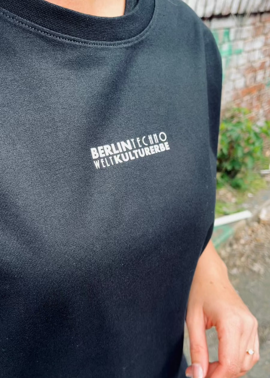 PAPAGE - TECHNO KULTURERBE Heavy Oversized T-Shirt black