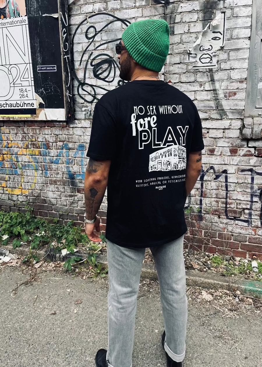 PAPAGE - FOREPLAY Heavy Oversized T-Shirt black