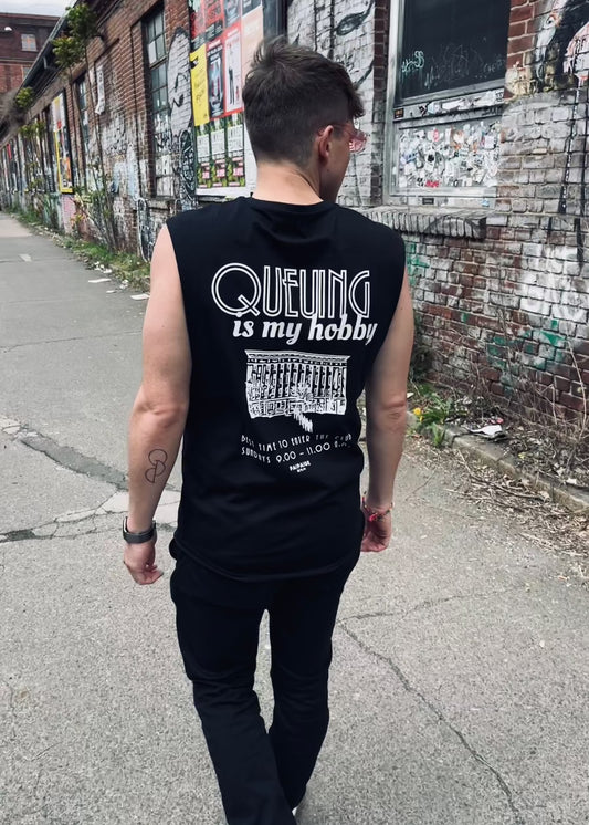 PAPAGE - QUEUING Tanktop black