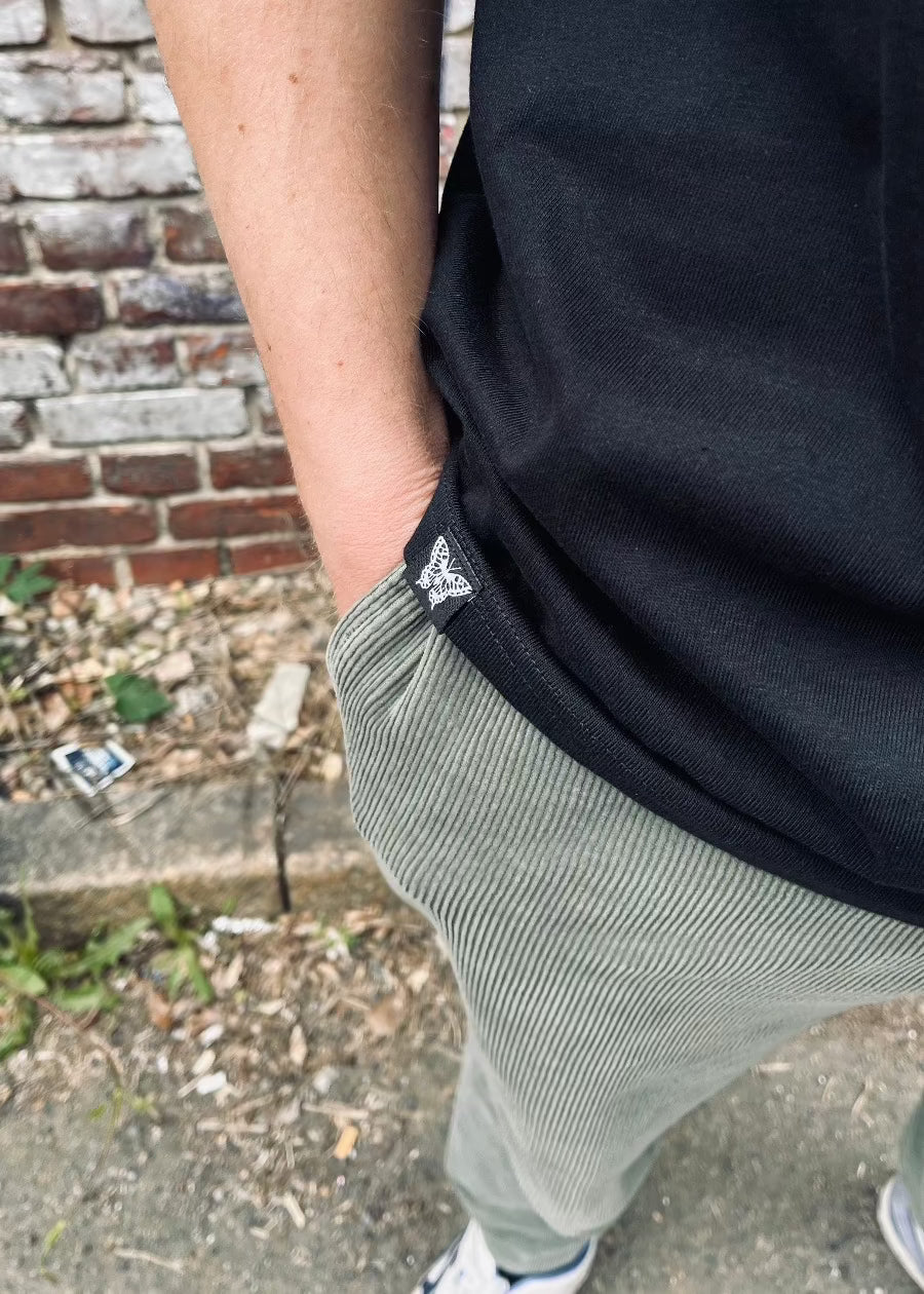 PAPAGE - TECHNO KULTURERBE Heavy Oversized T-Shirt black