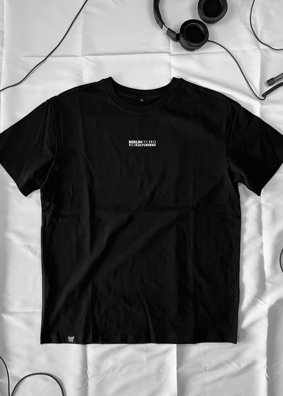 PAPAGE - TECHNO KULTURERBE Heavy Oversized T-Shirt black